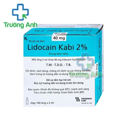 Lidocain Kabi 2% 2ml Fresenius Kabi - Thuốc gây tê